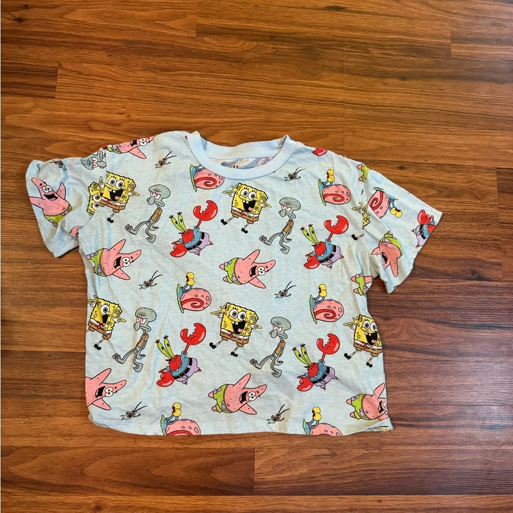 Nickelodeon SpongeBob, girls shirt, size large good used condition